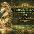 Emerald Regalia "Knight" - Quân cờ Mã - Thumbnail 1