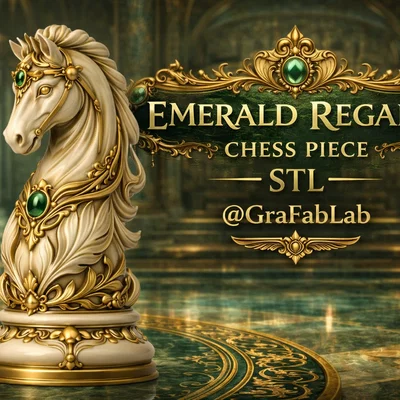 Emerald Regalia "Knight" - Quân cờ Mã