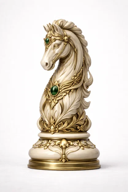 Emerald Regalia "Knight" - Quân cờ Mã - Image 6
