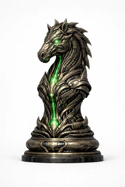 The Green Core "Knight" - Quân cờ Hiệp sĩ - Image 6