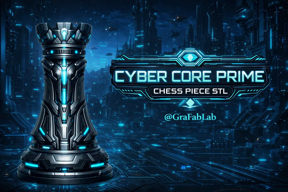 Cybercore Prime "Rook" - Quân Xe cờ vua phong cách Cyber - Image 1