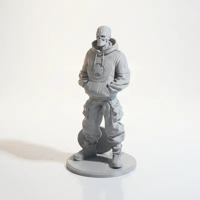 Mô hình Captain America phong cách đường phố in 3D