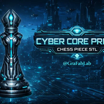 Cybercore Prime "Bishop" - Quân cờ 3D