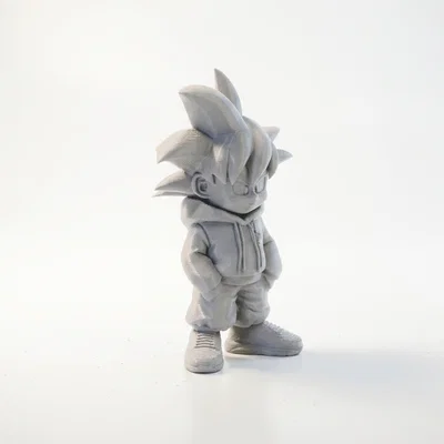 Mô hình 3D Chibi Goku phong cách đường phố (Street Style)