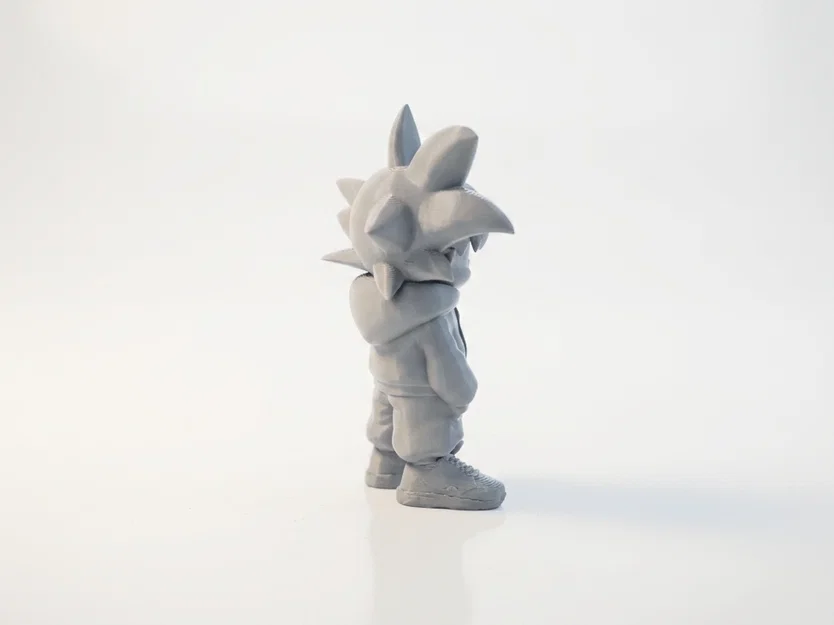 Mô hình 3D Chibi Goku phong cách đường phố (Street Style) - Image 3