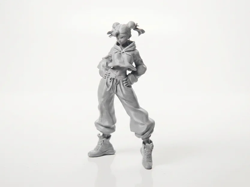Mô hình 3D Chun Li tư thế chiến đấu - Street Fighter - Image 1