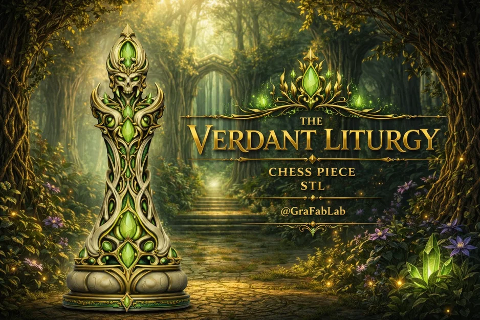 Verdant Liturgy "Bishop" - Quân cờ Tượng - Image 1