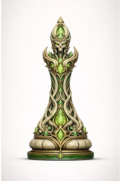 Verdant Liturgy "Bishop" - Quân cờ Tượng - Image 6