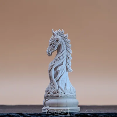 Quân Mã "Verdant Liturgy" - Quân cờ 3D