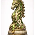 Quân Mã "Verdant Liturgy" - Quân cờ 3D - Thumbnail 6