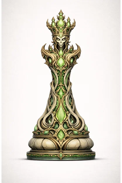 Verdant Liturgy "Queen" - Quân cờ - Image 6