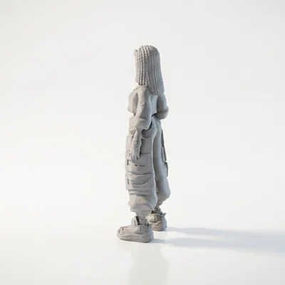 Mô hình Nữ hoàng Cleopatra phong cách đường phố Urban Style in 3D
