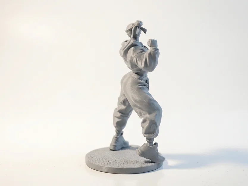 Mô hình 3D Street Fighter Chun Li ở tư thế chiến đấu - Image 3