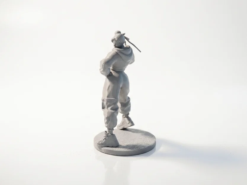 Mô hình 3D Street Fighter Chun Li ở tư thế chiến đấu - Image 4