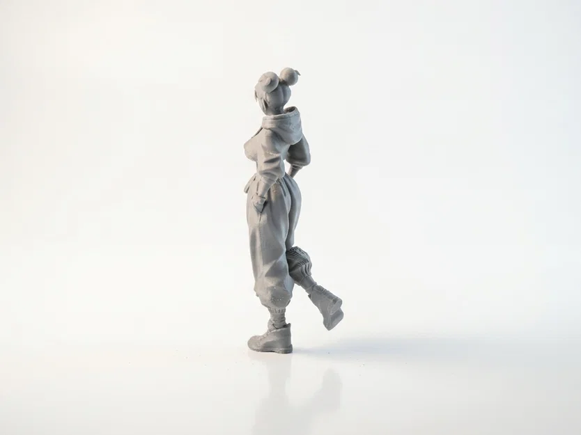 Mô hình Chun Li phong cách đường phố - File 3D in ấn - Image 4