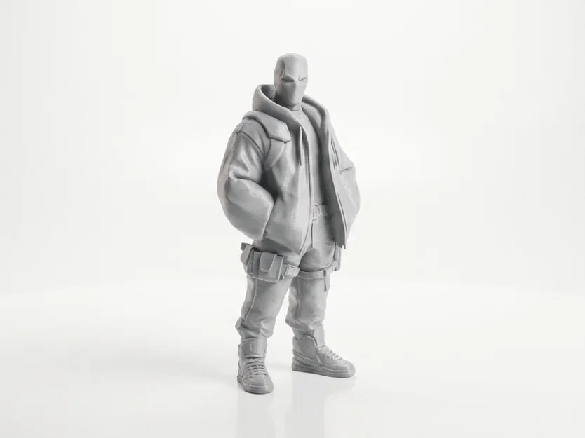 Mô hình Deadpool phong cách đường phố - File in 3D cực chất - Image 2