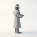 Mô Hình Thám Tử Đường Phố Phong Cách Urban In 3D - Thumbnail 3