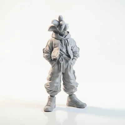 Mô hình Goku phong cách đường phố (Street Style) in 3D