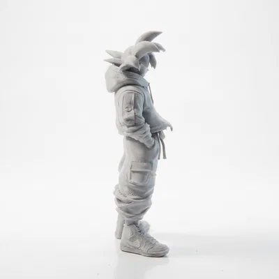 Mô hình Goku phong cách đường phố (Street Style) in 3D