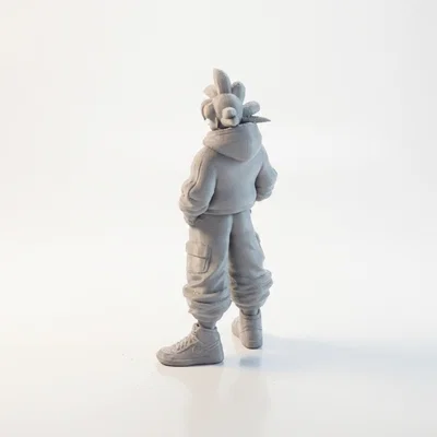 Mô hình Goku phong cách đường phố (Street Style) in 3D