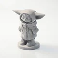 Mô Hình Tượng Grogu Phong Cách Đường Phố - In 3D Độc Đáo - Thumbnail 1