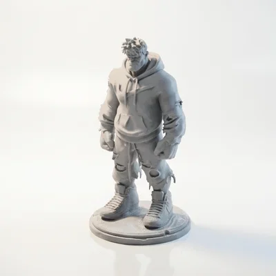 Mô hình Street Hulk phong cách đường phố - File in 3D