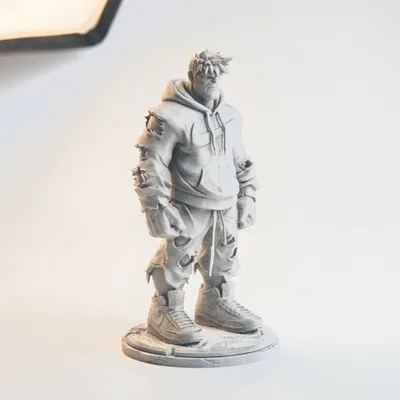 Mô hình Street Hulk phong cách đường phố - File in 3D