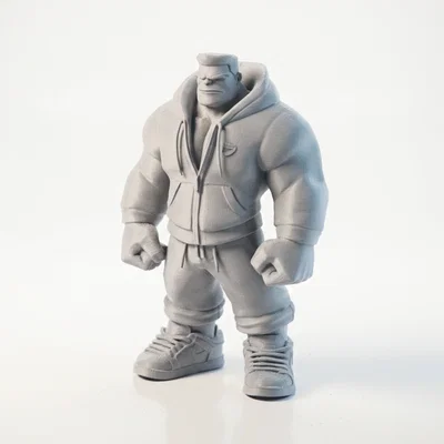 Mô hình 3D Street Hulk phong cách đường phố