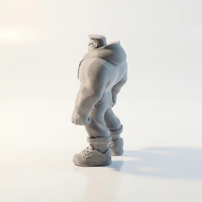 Mô hình 3D Street Hulk phong cách đường phố