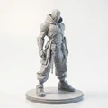 Mô hình chiến binh trùm mũ phong cách đường phố - File in 3D - Thumbnail 2