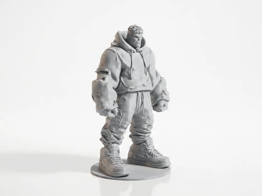 Mô Hình Tượng Street Hulk Phong Cách Đường Phố - File In 3D - Image 2