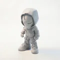 Mô hình Iron Man mặc áo Hoodie phong cách Street Style in 3D - Thumbnail 1