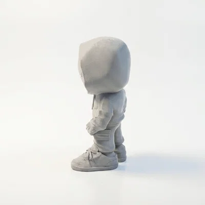 Mô hình Iron Man mặc áo Hoodie phong cách Street Style in 3D
