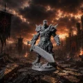 Soulreaver Vanguard – Mô hình Barbarian 40mm STL - Thumbnail 2