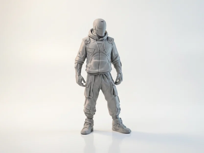 Mô hình Ironman phong cách đường phố - File in 3D độc đáo - Image 2