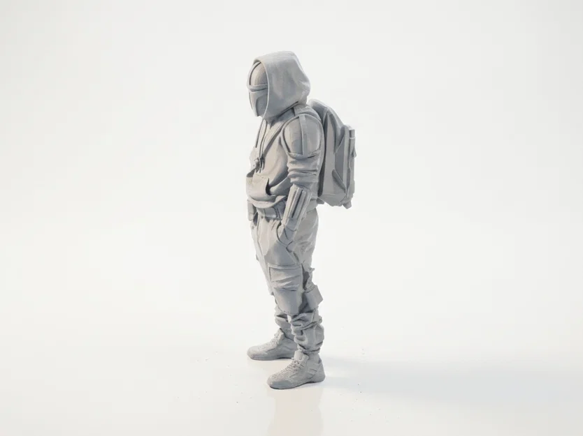 Mô hình Mandalorian Street Style 3D có thể in ấn - Image 1