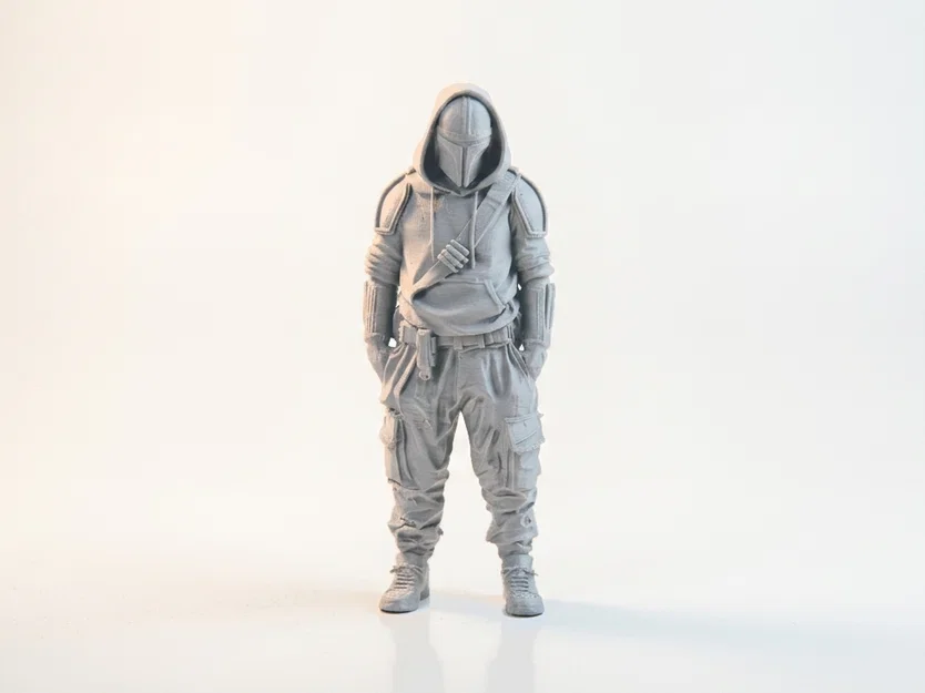 Mô hình Mandalorian Street Style 3D có thể in ấn - Image 2