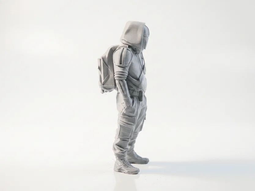 Mô hình Mandalorian Street Style 3D có thể in ấn - Image 3