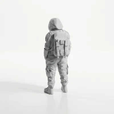 Mô hình Mandalorian Street Style 3D có thể in ấn