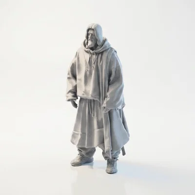 Mô hình 3D Street Jesus phong cách đường phố (File in 3D)