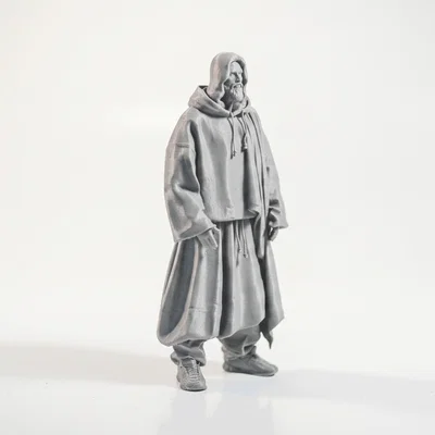Mô hình 3D Street Jesus phong cách đường phố (File in 3D)
