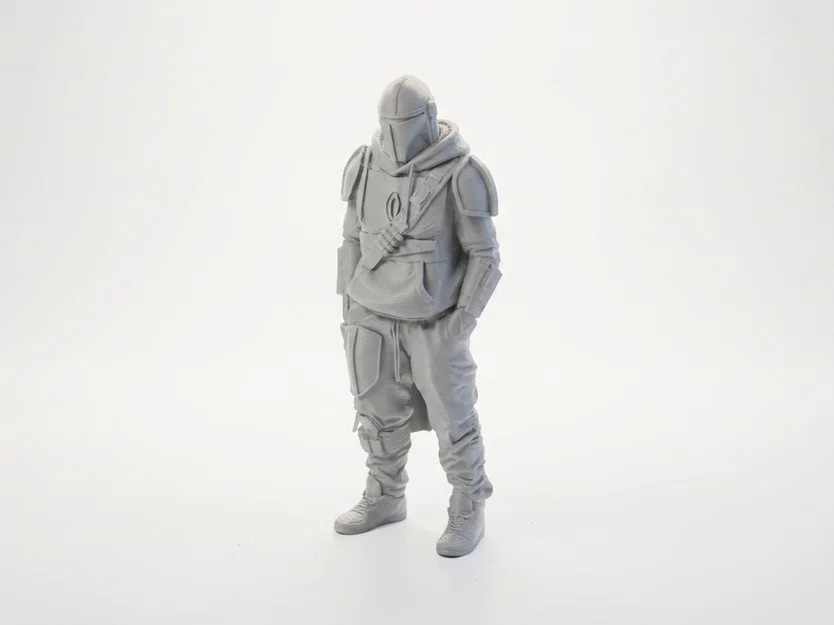 Mô hình Mandalorian phong cách đường phố - File in 3D chi tiết - Image 1
