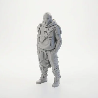 Mô hình Mandalorian phong cách đường phố - File in 3D chi tiết