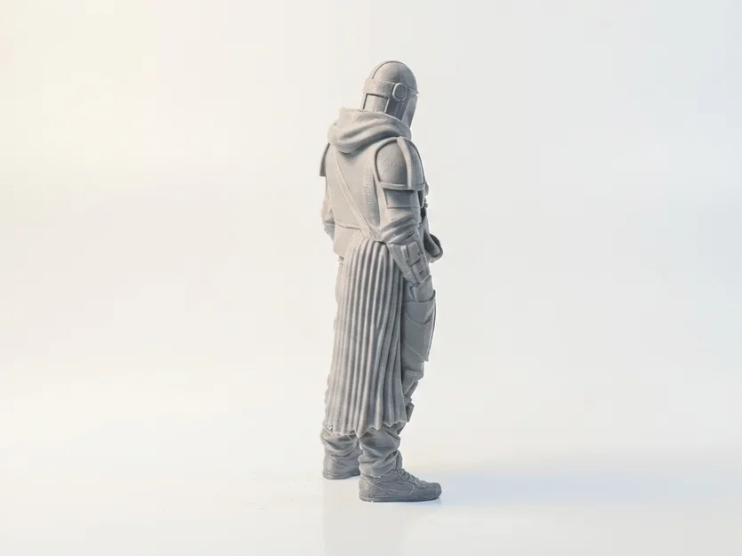 Mô hình Mandalorian phong cách đường phố - File in 3D chi tiết - Image 3