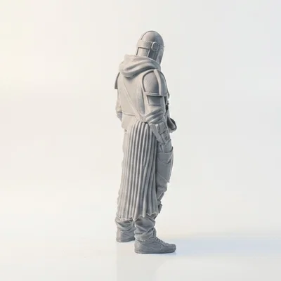 Mô hình Mandalorian phong cách đường phố - File in 3D chi tiết