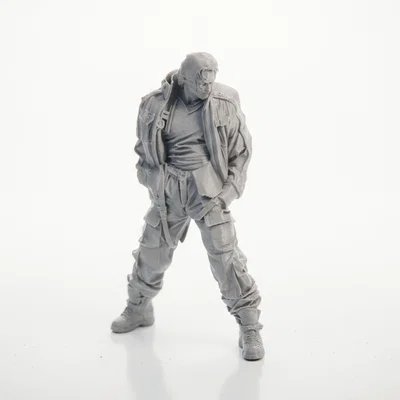 Mô hình 3D Figurine Street MJ Phong cách Đường phố