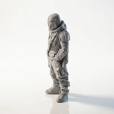 Mô hình Mandalorian phong cách đường phố cực chất (Street Style)