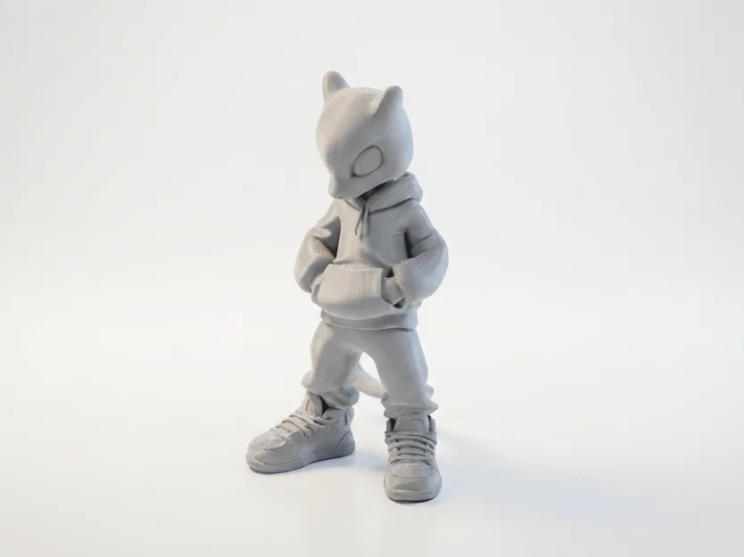 Mô hình Mewtwo phong cách đường phố - Bản in 3D ấn tượng - Image 1