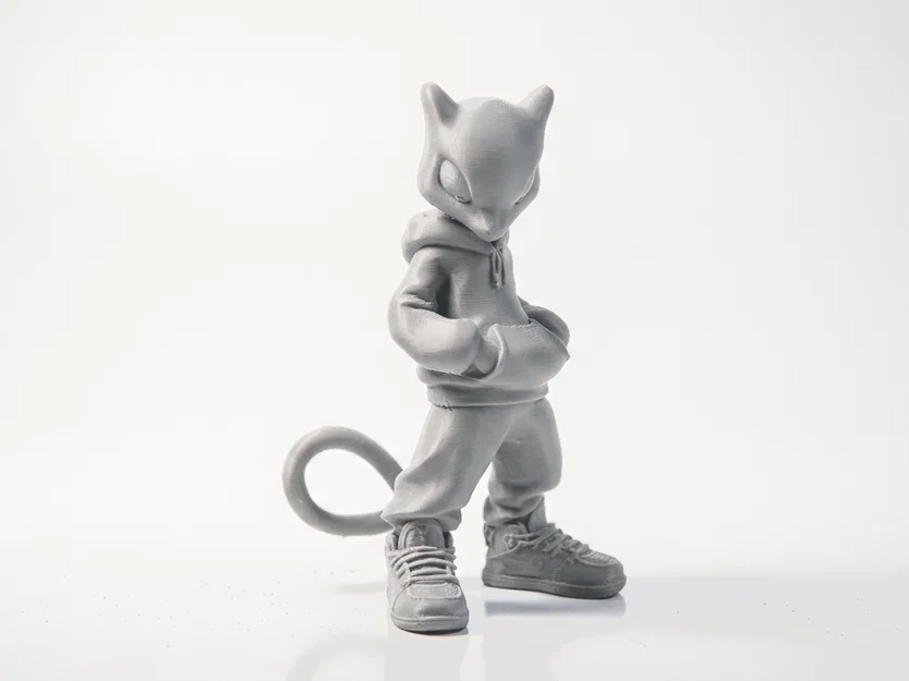 Mô hình Mewtwo phong cách đường phố - Bản in 3D ấn tượng - Image 2