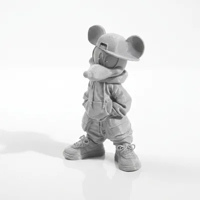 Mô hình Mickey Mouse phong cách Streetwear 3D cực chất